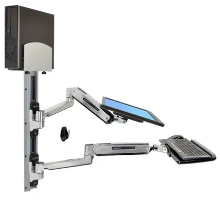 Ergotron 45-358-026 support d'écran plat pour bureau 106,7 Ergotron - visuel 1 - hello RSE - Plus de mouvement
