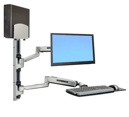 Ergotron 45-358-026 support d'écran plat pour bureau 106,7 Ergotron - visuel 1 - hello RSE - Montage ergonomique