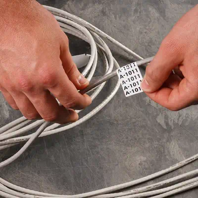 Brady M4-91-498 étiquette à imprimer Noir, Blanc Imprimante d'étiquette adhésive - Autres consommables - visuel 3