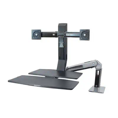 Ergotron WorkFit -A, Dual 55,9 cm (22") Bureau Ergotron - visuel 1 - hello RSE - Ajustement polyvalent