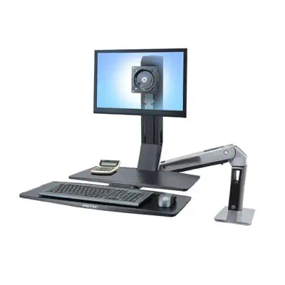 WorkFit-A, Single LD @ Worksurface+ - Ergotron - Support Fixe & Mobile - visuel 1