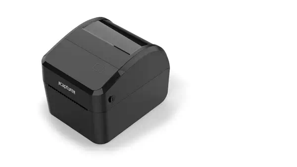 Label Printer Direct Thermal, 203dpi, Desktop, USB+Serial+Ethernet Black - Capture - Autre Imprimante - visuel 1