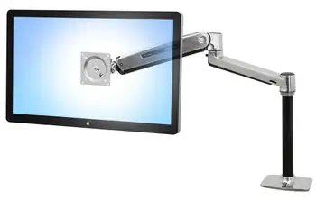 Ergotron LX Series LX HD Sit-Stand 116,8 cm (46") Bureau Aluminium achat