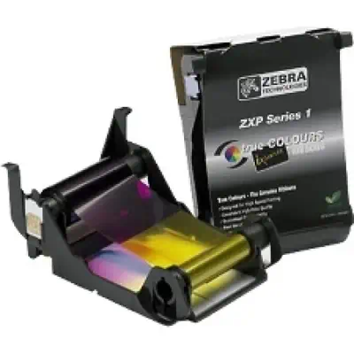 Zebra 800011-140 ruban d'impression 100 pages Noir, Cyan, Magenta, Jaune - ZE - Ruban - visuel 1