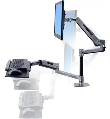 Ergotron 45-405-026 Poste de travail assis-debout - Support Fixe & Mobile - visuel 2