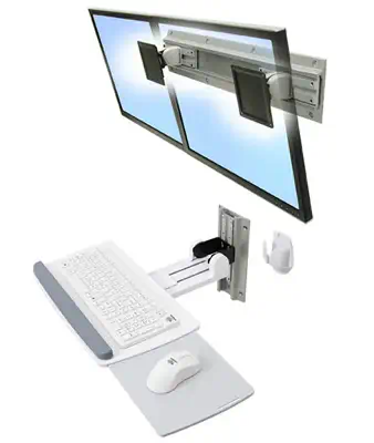 Ergotron 45-403-062 kit de support Blanc Ergotron - visuel 1 - hello RSE - Établir des relations