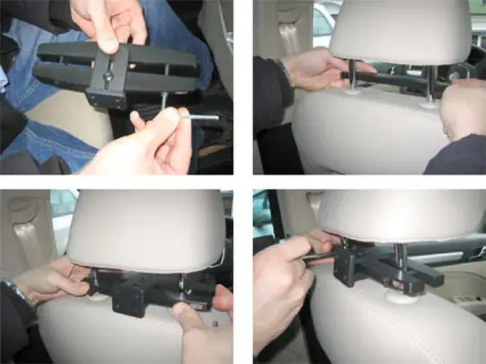 Brodit Headrest mount - Casque Micro - visuel 2