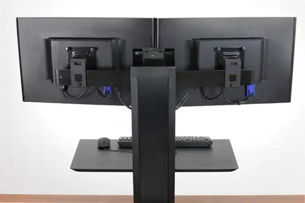 Ergotron WorkFit SR 61 cm (24") Bureau Noir - Support Fixe & Mobile - visuel 4