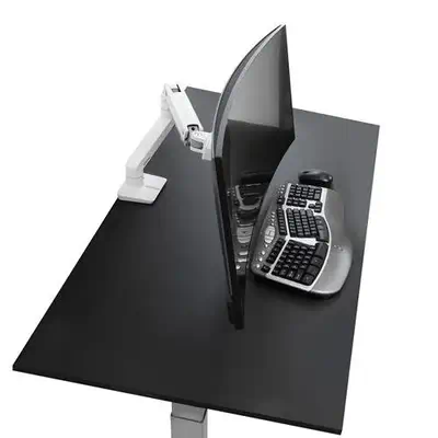 Ergotron HX Series 45-475-216 support d'écran plat pour bureau 124,5 cm (49") Blanc - Bras articulé - visuel 10