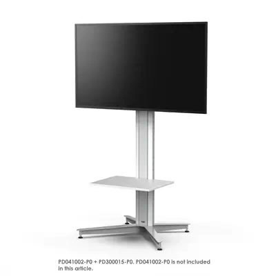 SMS X series Metal Shelf White - SMS Smart Media Solutions - Accessoire Affichage - visuel 3