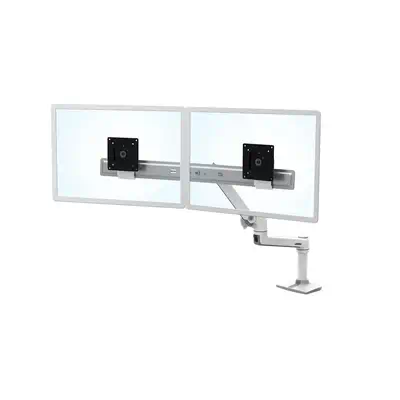 Desk Dual Direct Arm Ergotron - visuel 1 - hello RSE - Plus d’espace de travail
