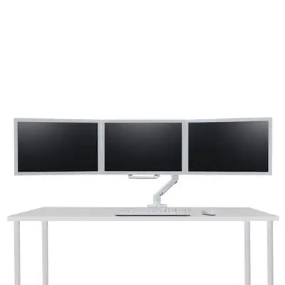 Ergotron Barre tri-écrans pour bras HX - Support Fixe & Mobile - visuel 5