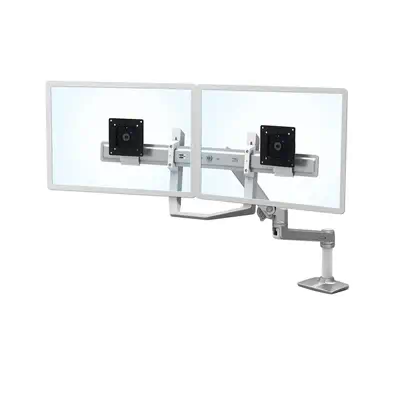 Ergotron LX Series 98-037-062 support d'écran plat pour bureau 25,4 cm (10") Blanc - Support Fixe & Mobile - visuel 4