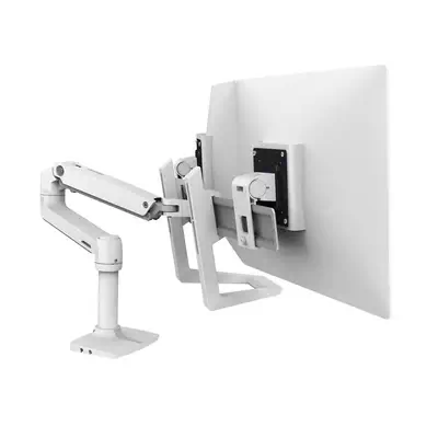 Ergotron LX Series 98-037-062 support d'écran plat pour bureau 25,4 cm (10") Blanc - Support Fixe & Mobile - visuel 3
