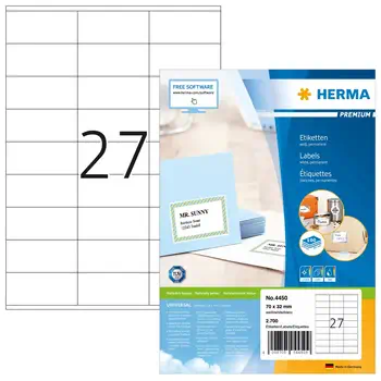 Lampe Vidéoprojecteur HERMA 4450-RFB offre