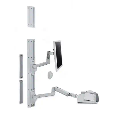Ergotron LX Wall Mount System 81,3 cm (32") Ergotron - visuel 1 - hello RSE - Encombrement réduit