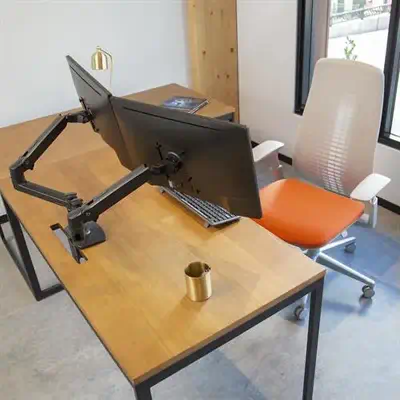 Ergotron LX Series 45-245-224 support d'écran plat pour bureau 68,6 cm (27") Noir - Support Fixe & Mobile - visuel 6