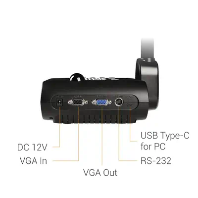 AVer F50+ caméra de documents Noir 25,4 / 3,2 mm (1 / 3.2") CMOS USB 2.0 - Visualiseur - visuel 7