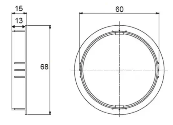 Vivolink VLDG60 passe-câble - Rack et Armoire - visuel 2