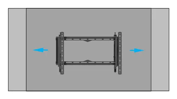 B-Tech BT8443/B support pour téléviseur 190,5 cm (75") Noir - Support Fixe & Mobile - visuel 4