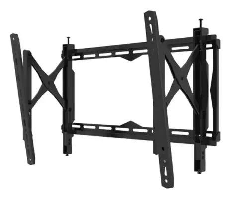B-Tech BT8443/B support pour téléviseur 190,5 cm (75") Noir - Support Fixe & Mobile - visuel 1