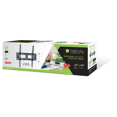 Techly ICA-PLB 131M support pour téléviseur 139,7 cm (55") Noir - Accessoire Affichage - visuel 2