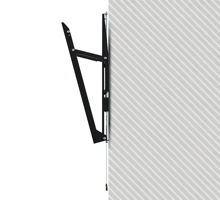 B-Tech BT9910/B support pour téléviseur 2,54 m (100") Noir - Support Fixe & Mobile - visuel 3