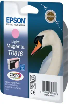 Epson T0816 cartouche d'encre 1 pièce(s) Original Rendement élevé (XL) Magenta clair - Accessoire Affichage - visuel 1
