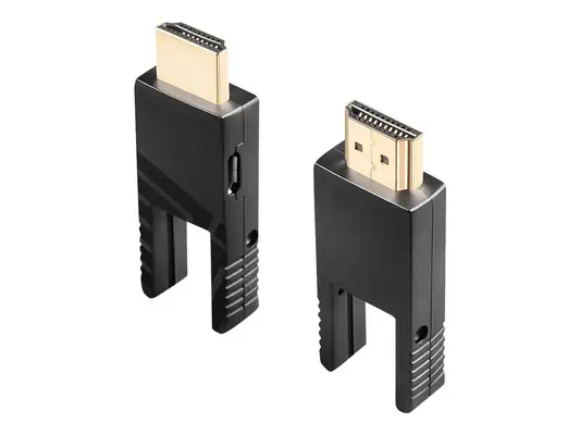 LINDY 100m Fibre Optic Hybrid Micro-HDMI 18G Cable with Detachable HDMI & DVI Connectors - Lindy - Câble RJ et Fibre optique - visuel 2
