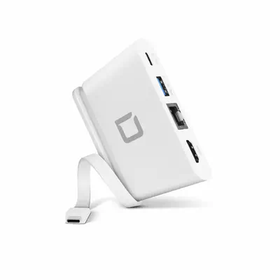 DICOTA D31730 station d'accueil Blanc - Dicota - Station d'accueil pour portable - visuel 2