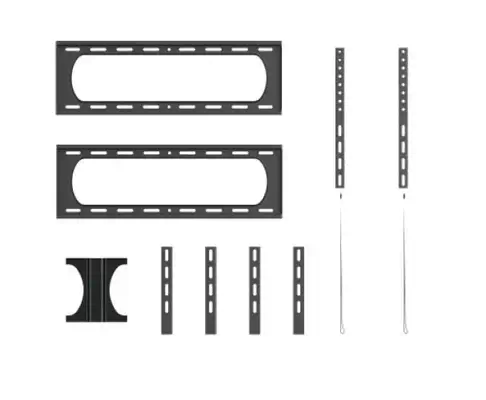 Vivolink VLMW37140 support d'écran plat pour bureau 3,56 m (140") Mur Noir - Accessoire Affichage - visuel 4