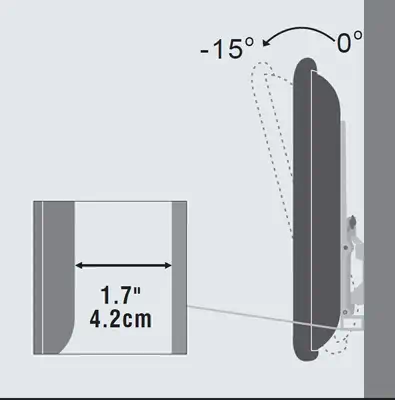 Vivolink VLMW4065T support pour téléviseur 165,1 cm (65") Noir - Accessoire Affichage - visuel 2