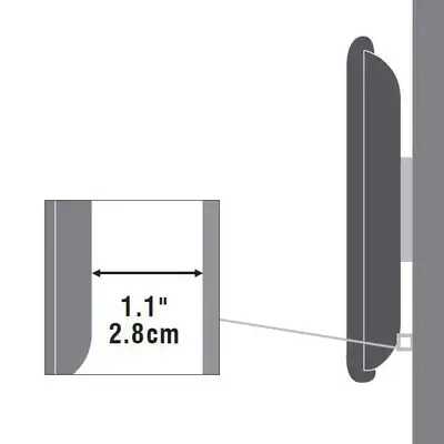 Vivolink VLMW4280 support pour téléviseur 2,03 m (80") Noir - Accessoire Affichage - visuel 3