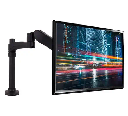 B-Tech BT7383 61 cm (24") Bureau Noir - Support Fixe & Mobile - visuel 3