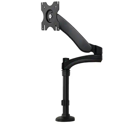 B-Tech BT7383 61 cm (24") Bureau Noir - Support Fixe & Mobile - visuel 1