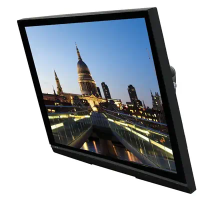 B-Tech BT7523/B support d'écran plat pour bureau 119,4 cm (47") Mur Noir - Accessoire Affichage - visuel 2