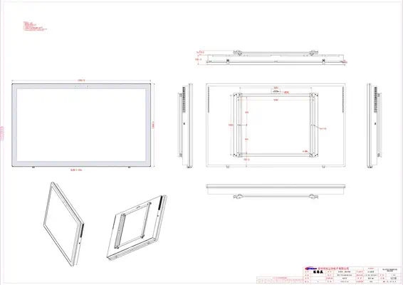 Ernitec 0070-24198-HB3000-P écran plat de PC 2,49 m (98") 3840 x 2160 pixels 4K Ultra HD LCD - Affichage dynamique - visuel 4