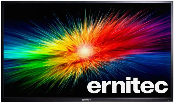 65 Surveillance monitor for 24/7 Use, 4K, 3 x HDMI 2.0, 1 x DP, 2 x Speakers - Water and Vandal proo - Ernitec - Affichage dynamique - visuel 1