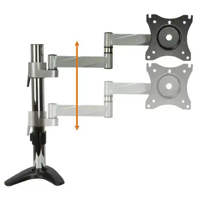 MCL SPB-275 support d'écran plat pour bureau 68,6 cm (27") Aluminium, Noir - Accessoire Moniteur - visuel 8
