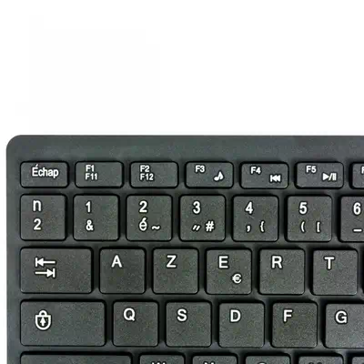 MCL ACK-600U/N clavier Maison USB AZERTY Français Noir - Clavier - visuel 2
