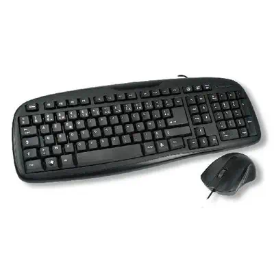 MCL ACK-2012/N clavier Souris incluse Universel USB AZERTY Français Noir - Clavier - visuel 1