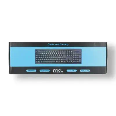 MCL ACK-301W/N clavier Universel RF sans fil AZERTY Français Noir - Clavier - visuel 5