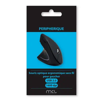 MCL SS-618GW/N souris Bureau Gauche RF Wireless + USB Type-A Optique 1600 DPI - Souris - visuel 5