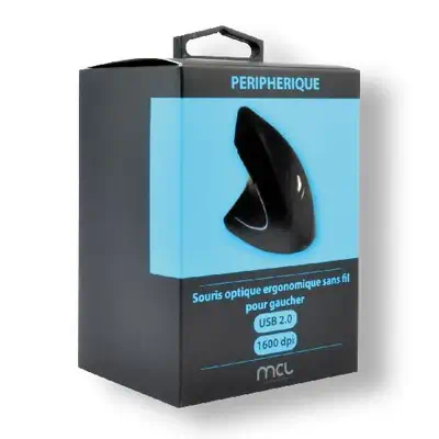 MCL SS-618GW/N souris Bureau Gauche Optique 1600 DPI - Souris - visuel 2