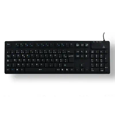 MCL ACK-729/N clavier Universel USB + PS/2 AZERTY Français Noir - Clavier - visuel 2