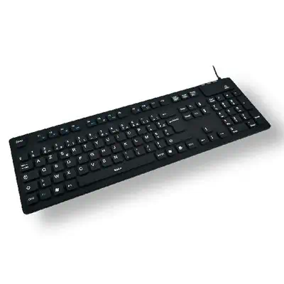 MCL ACK-729/N clavier Universel USB + PS/2 AZERTY Français Noir - Clavier - visuel 1
