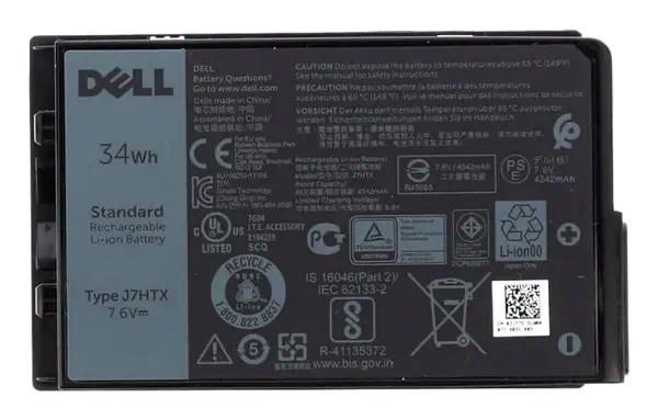Origin Storage 451-BCDH batterie rechargeable Lithium-Ion (Li-Ion) 4342 mAh 7,4 V - Batterie - visuel 1
