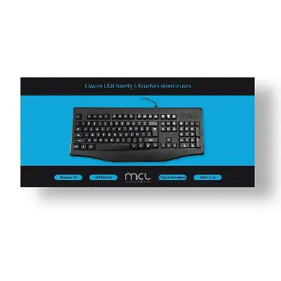MCL ACK-294/N clavier Universel AZERTY Noir - Clavier - visuel 4