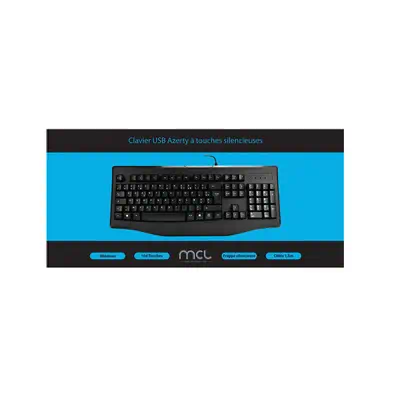 MCL ACK-294/N clavier Universel USB AZERTY Français Noir - Clavier - visuel 4