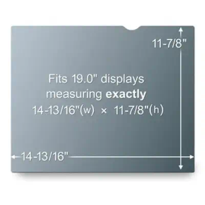 3M Le filtre de confidentialité PF19.0 - Protection d'écran et Filtre - visuel 4
